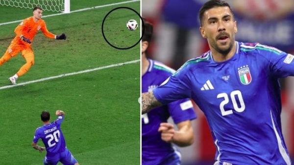 Mattia Zaccagni, pemain Lazio jadi penyelamat Timnas Italia di Euro 2024 usai cetak gol di menit akhir yaitu menit 98.
