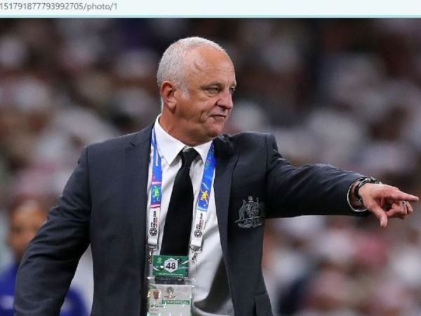 Pelatih timnas Australia, Graham Arnold.