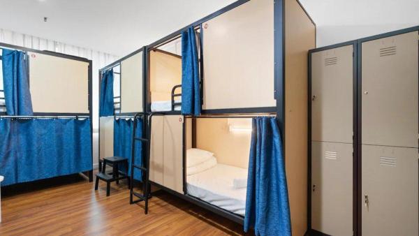 Ilustrasi tipe kamar atau kasur yang ada di Amethyst Dorm KLCC