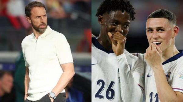 Ekspresi Gareth Southgate dan pemain Timnas Inggris di EURO 2024.