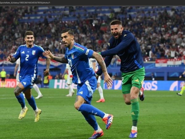 Momen Mattia Zaccagni mencetak gol penyeimbang di menit ke-98 dalam laga kontra Kroasia yang meloloskan Timnas Italia ke babak 16 besar Euro 2024.