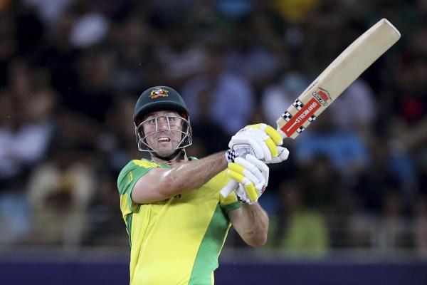Australia’s Mitchell Marsh smashed an unbeaten 77 during 2021 final. <div style=