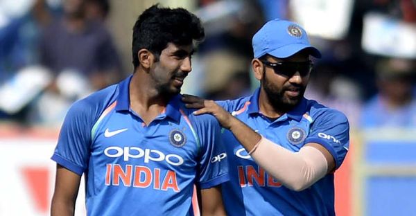 Rohit Sharma and Jasprit Bumrah