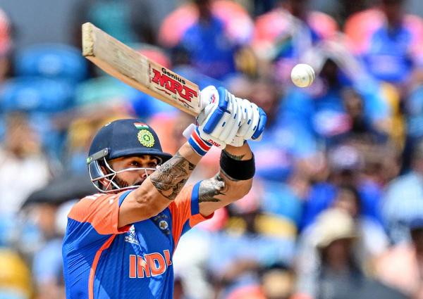 Virat Kohli in the final. Virat Kohli in the final.