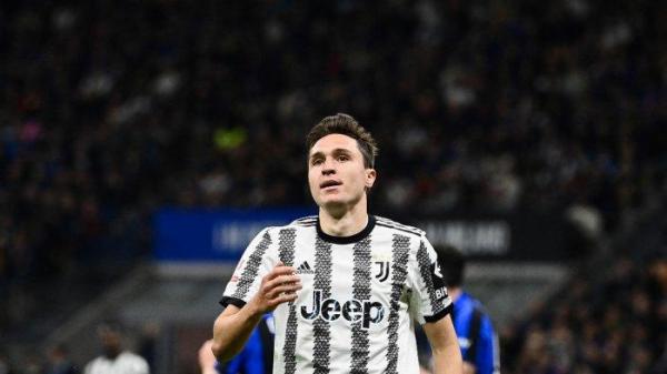 Striker Juventus asal Italia Federico Chiesa