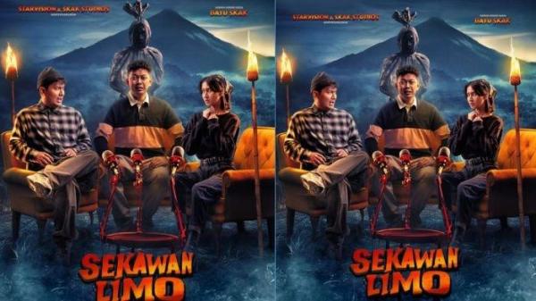 Poster film  Sekawan Limo. Sinopsis film Sekawan Limo karya Bayu Skak, film Khas Jawa Timur genre horor-komedi