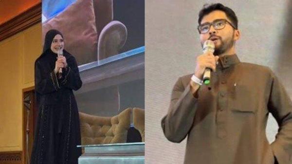Syifa Hadju ramai dijodohkan dengan pria bernama Aviz Fauzan saat bertemu di kajian Ustaz Hanan Attaki.