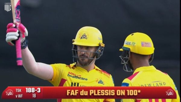 6,6,6,6,6,6,... This RCB batsman has the spirit of Kohli, wreaked havoc in the US T20 league, scored a century in 56 balls 1