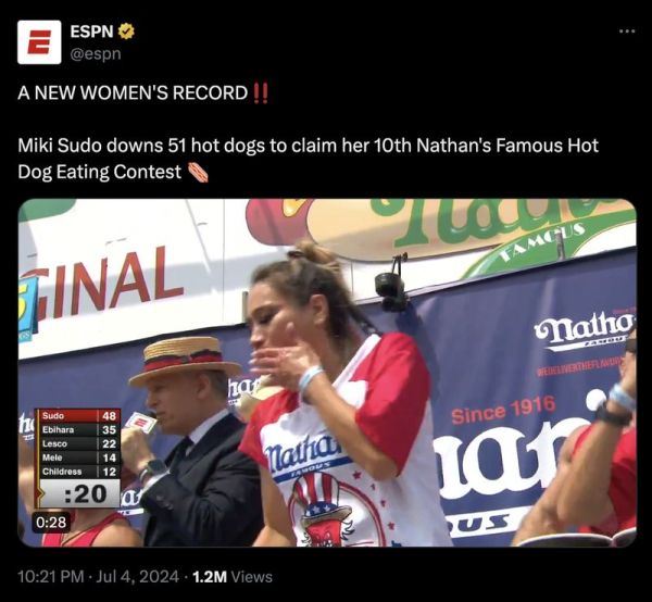 Gokil! Pria Ini Habiskan 58 Hot Dog Demi Hadiah Rp 300 Juta