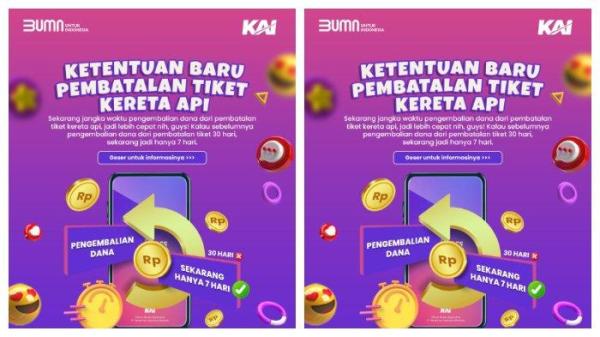 Simak ketentuan terbaru pengembalian dana pembatalan tiket kereta api