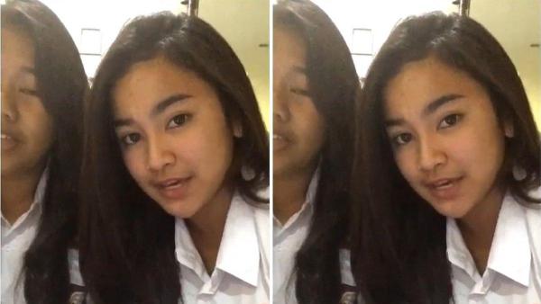 Mahalini semasa SMA.