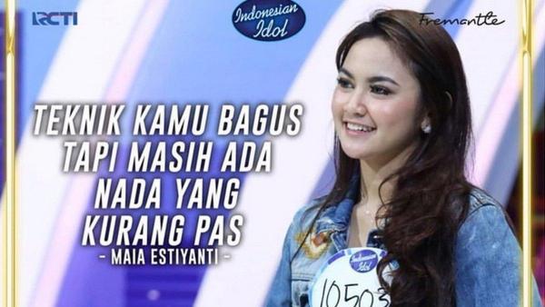 Mahalini audisi Indonesian Idol.