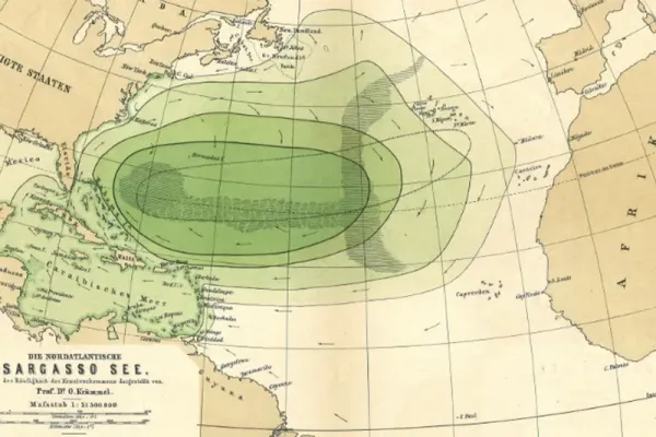 Sargasso, satu-satunya laut di Bumi yang tidak menyentuh daratan.