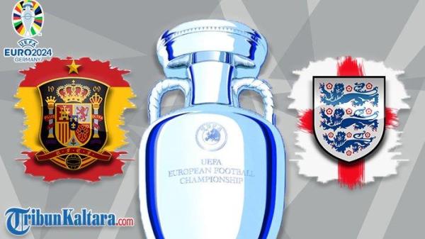 Final Piala Eropa 2024, Spanyol vs Inggris. <div class=
