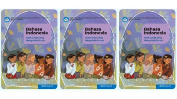 Cover Depan Buku Bahasa Indonesia Kelas 6 Kurikulum Merdeka