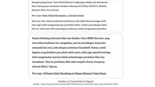 Gambar 4.1 Contoh Berita Digital
