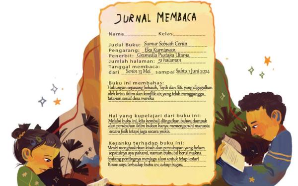 Isian Jurnal Membaca Buku Bahasa Indonesia Kurikulum Merdeka Kelas 6 SD Halaman 35