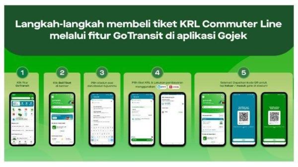 Berikut panduan cara membeli tiket KRL Commuter Line lewat GoTransit.