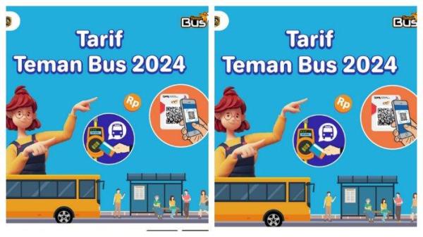 Simak rincian tarif angkutan umum Teman Bus terbaru 2024.
