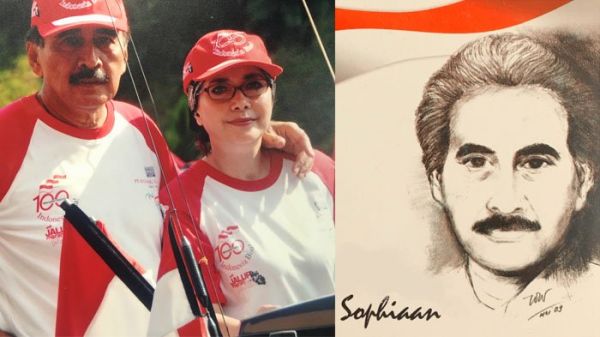 Almarhum Sophan Sophiaan meninggal kecelakaan