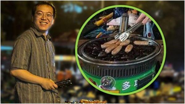 Pria lulusan S2 pilih jualan sosis di pinggir jalan.