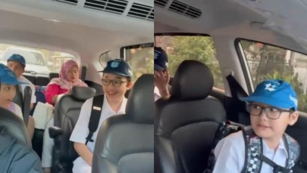Keempat anak Pasha Ungu dan Adelia Wilhelmina punya jarak usia berdekatan.