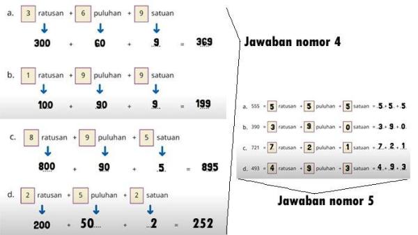 Jawaban nomor 4 dan 5