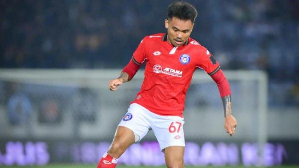 Winger Sabah FC, Saddil Ramdani pada laga melawan Terengganu FA di Liga Malaysia 2024/2025.