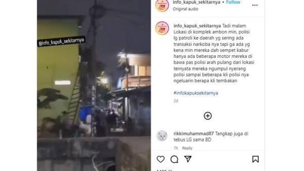 Belasan anggota polisi diserang oleh warga di Komplek Permata atau yang dikenal Kampung Ambon, Jakarta Barat.Aksi penyerangan dengan melemparkan batu tersebut terjadi pada Rabu (24/6/2024) lalu sekira pukul 22.00 WIB.