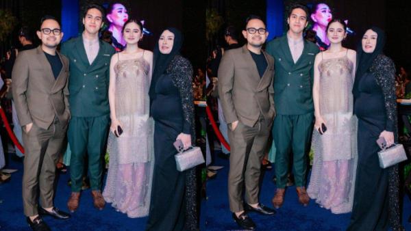 Potret El Rumi dan Syifa Hadju di resepsi pernikahan Thariq dan Aaliyah