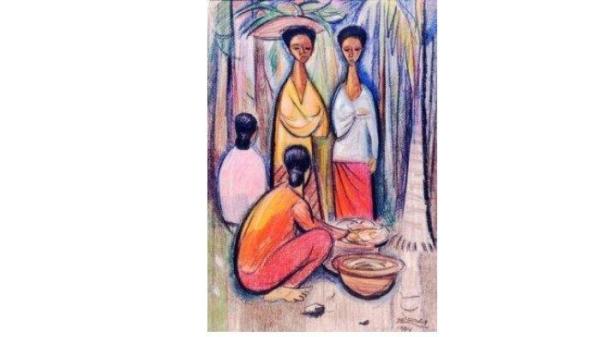 Penjaja Ikan karya Barli Sasmitawinata