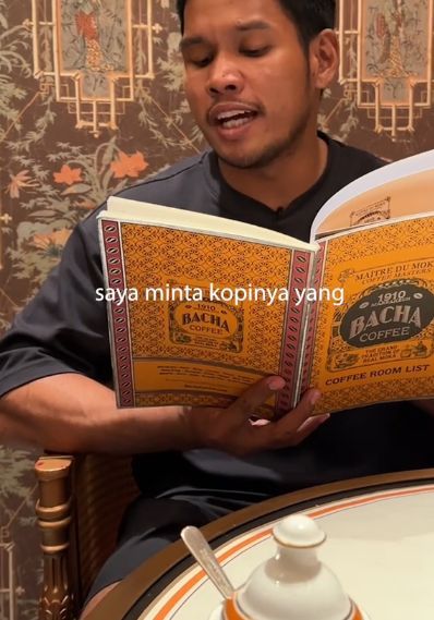 TikToker Iben MA Pesan Kopi Paling Mahal di Bacha Coffee, Habis Rp 5 Juta!