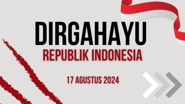Poster Ucapan HUT RI 17 Agustus 2024