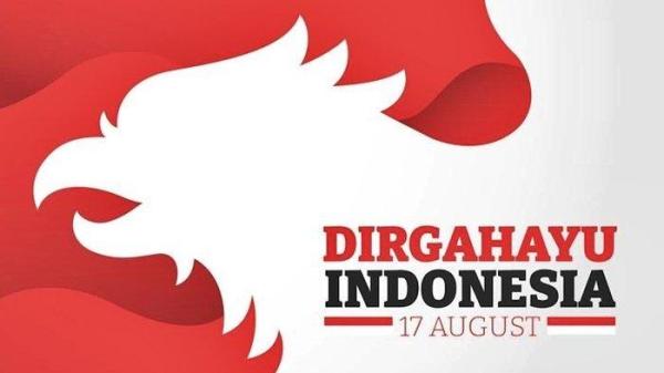 Poster Gambar Dirgahayu Kemerdekaan HUT RI 17 Agustus.