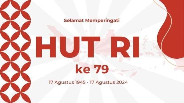 Poster Ucapan HUT RI 17 Agustus 2024