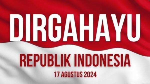 Poster Ucapan HUT RI 17 Agustus 2024