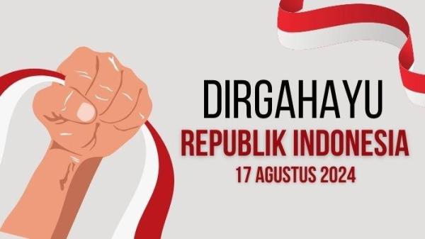 Poster Ucapan HUT RI 17 Agustus 2024