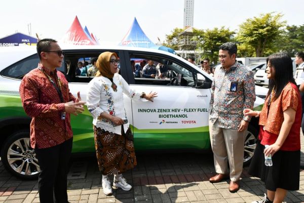 Kolaborasi Pertamina–Toyota, Uji Coba Bioethanol 100% di GIIAS 2024