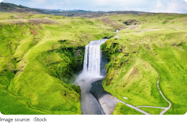 Pesona Skogafoss Islandia