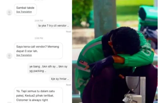 Tak Dapat Sambal, Pelanggan Ini Beri Rating 0 Ojol Pengantar Makanan