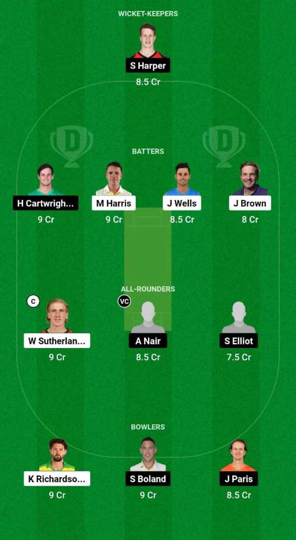 MRA vs MSA Dream11 Prediction Fantasy Cricket Tips Dream11 Team Australian T20 Top End Series 2024