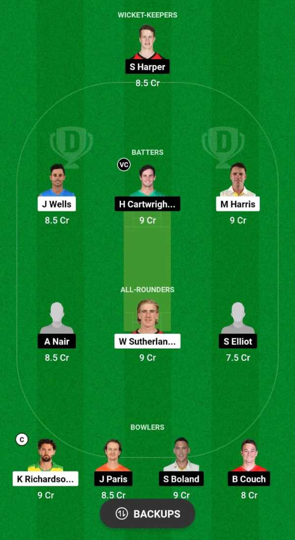 MRA vs MSA Dream11 Prediction Fantasy Cricket Tips Dream11 Team Australian T20 Top End Series 2024