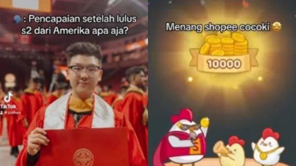 Sosok Joseph Wijaya yang viral gara-gara berhasil menang dalam permainan Cocoki Shopee hingga 4 kali