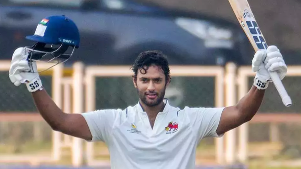 6,6,6,6,6,4,4,4,4.... 11 fours, 5 sixes, Shivam Dubey created havoc in Ranji, scored 121 runs century in badgeball style 2 Shivam Dubey