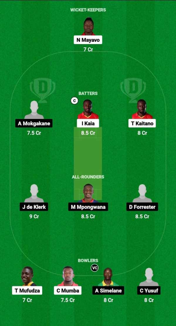 ZIM-E vs SA-E Dream11 Prediction Fantasy Cricket Tips Dream11 Team South African Emerging Tour of Zimbabwe