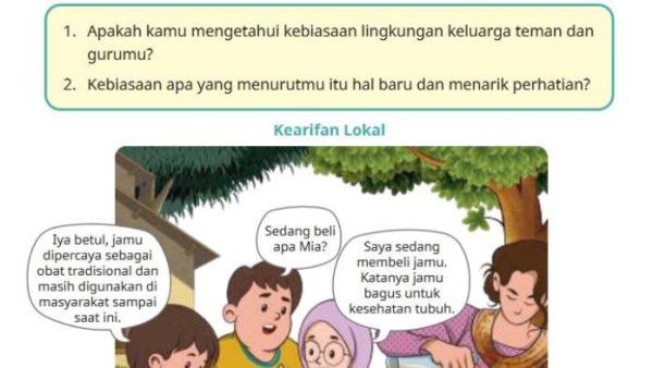 Soal dan kunci jawaban IPAS Kelas 4 SD/MI halaman 141 Kurikulum Merdek