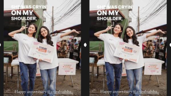 Rachel Vennya unggah foto ucapkan Anniversary pernikahan Azizah Salsha
