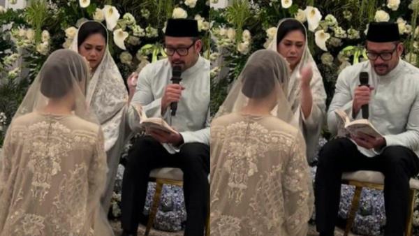 Tora Sudiro menangis melepas putrinya menikah