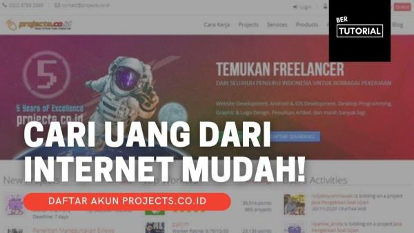 Cara hasilkan uang dari platfrom Projects.co.id
