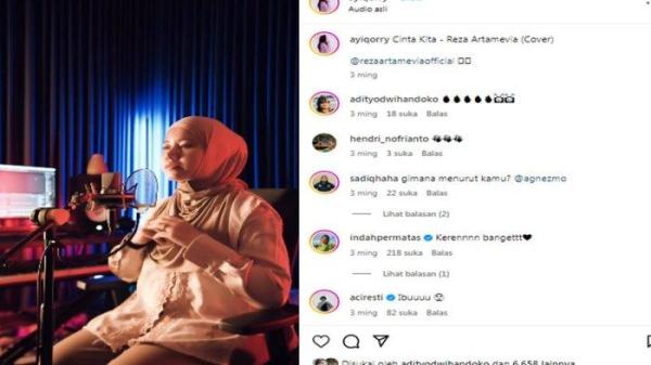 Qorry Rizky Ananda Majid Istri Praz Teguh Jago Bernyanyi